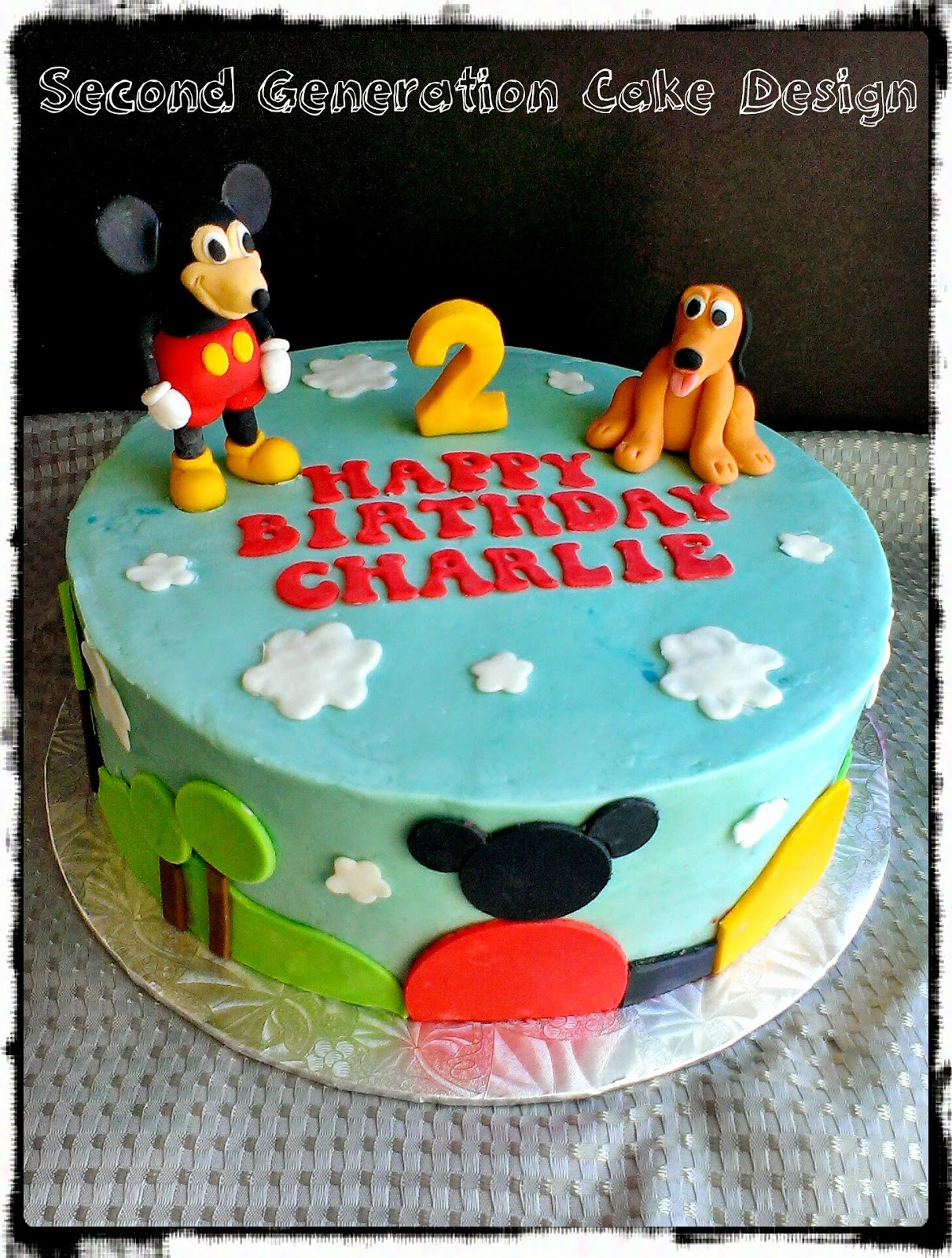Mickey Mouse Clubhouse Birthday Cakes
 Second Generation Cake Design Mickey Mouse Clubhouse