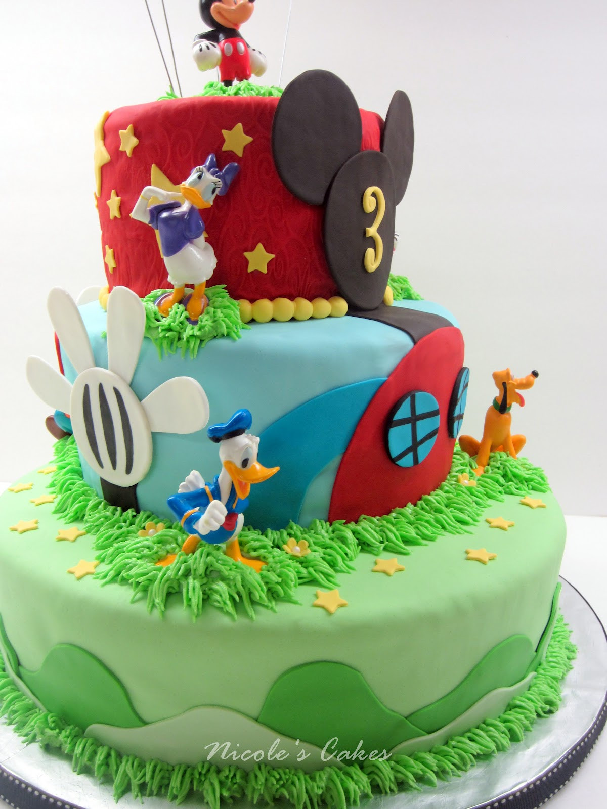 Mickey Mouse Clubhouse Birthday Cakes
 Birthday Cakes Mickey Mouse Clubhouse 3 Tier Cake