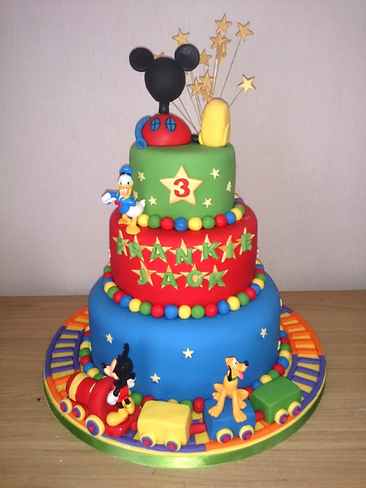 Mickey Mouse Clubhouse Birthday Cakes
 Mickey Mouse Clubhouse and Friends 3 Tier Birthday Cake