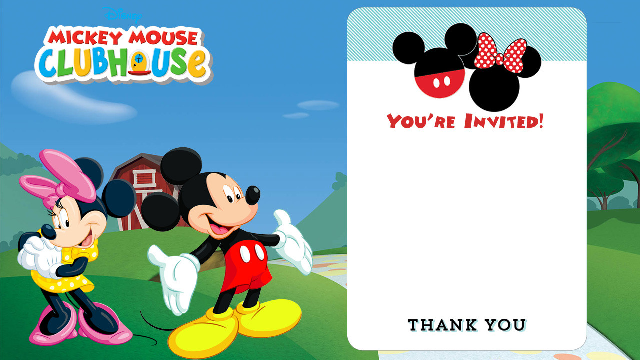 Mickey Mouse Clubhouse Birthday Invitations
 25 Incredible Mickey Mouse Birthday Invitations