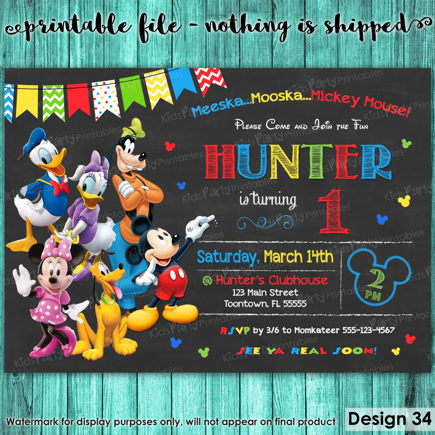 Mickey Mouse Clubhouse Birthday Invitations
 Mickey Mouse Clubhouse Invitations Mickey Mouse Clubhouse