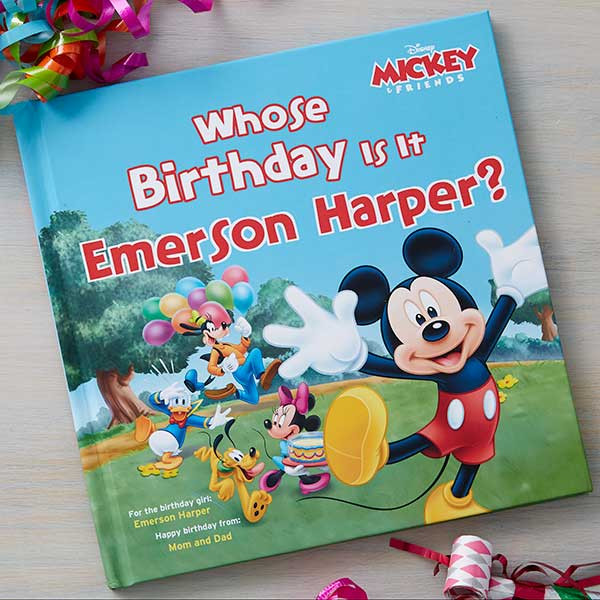 Mickey Mouse Gifts For Kids
 Personalized Mickey Mouse Kids Birthday Book