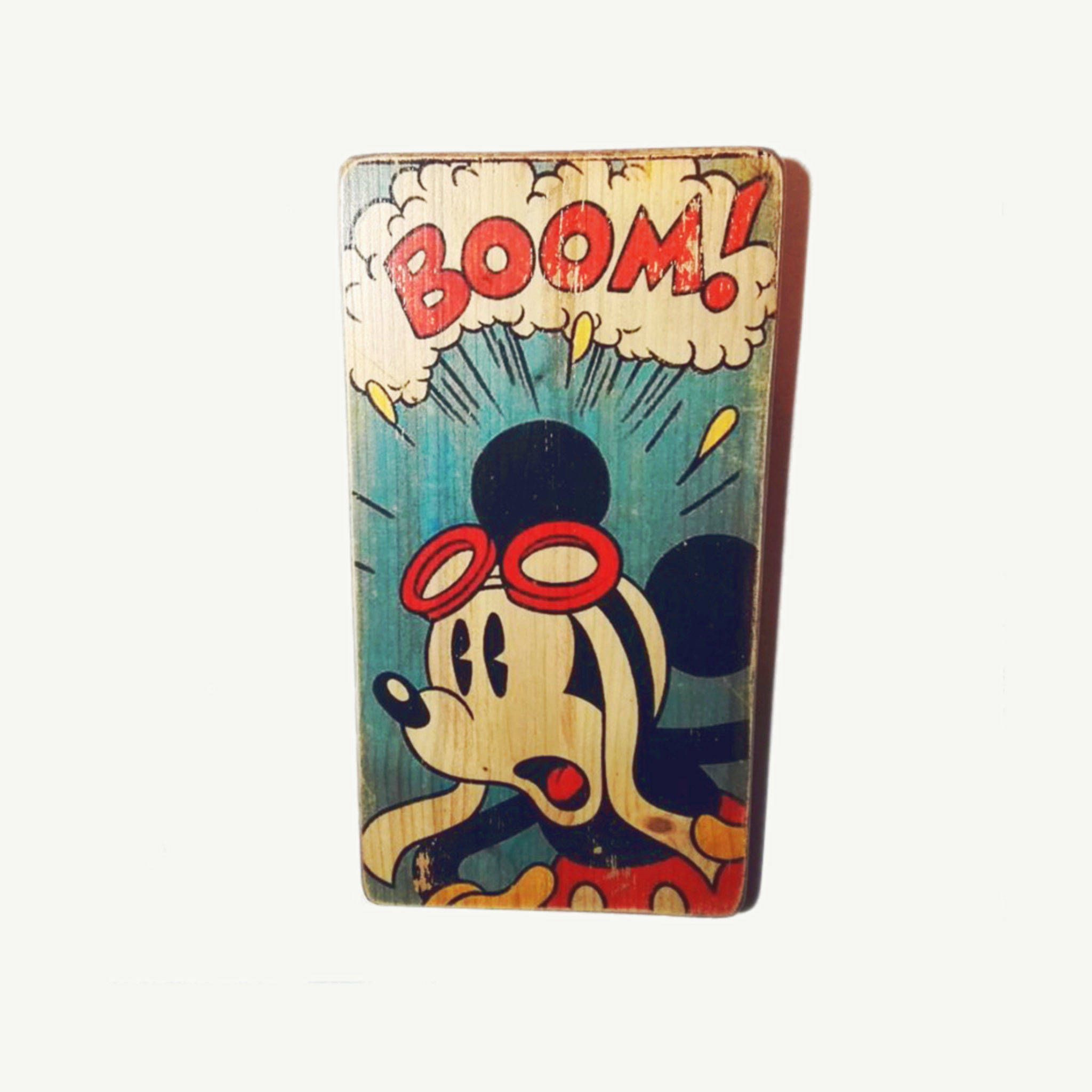 Mickey Mouse Gifts For Kids
 Mickey Mouse print boom ic book vintage t