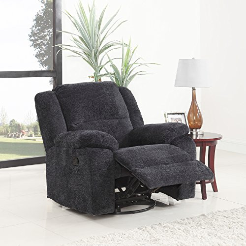 Microfiber Living Room Chairs
 Brush Microfiber Rocker and Swivel Recliner Living Room