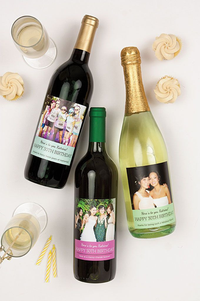 Milestone Birthday Gift Ideas
 Milestone Birthday Wine Labels