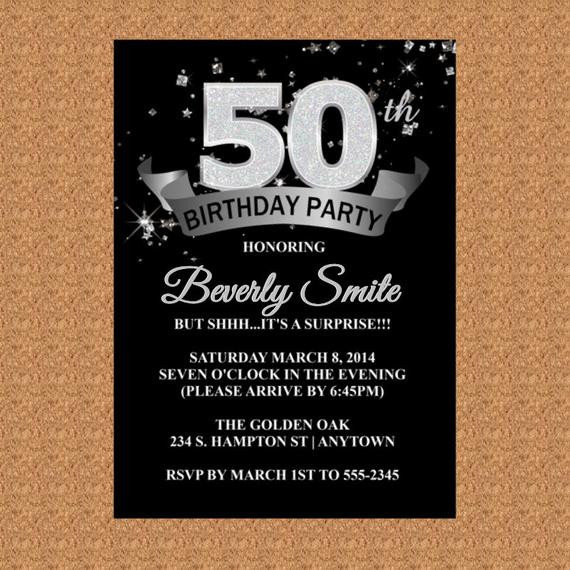 Milestone Birthday Invitations
 50th Birthday Invitation Milestone Birthday Invitation 20th