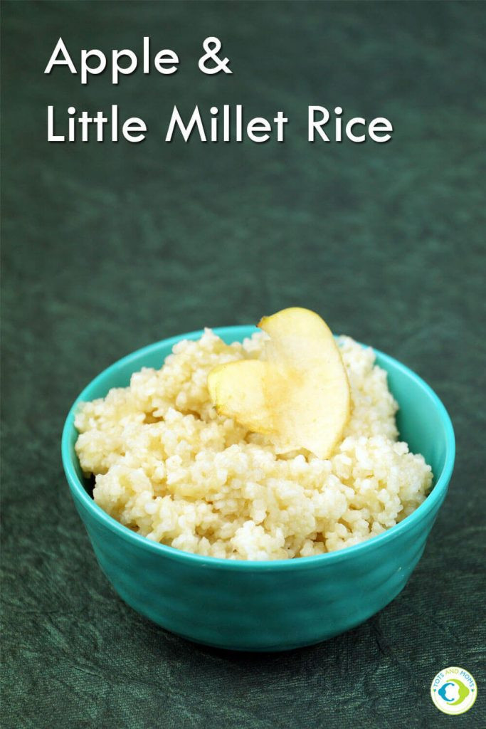 Millet For Baby
 Apple & Little Millet Rice Kheer for Babies Toddlers and