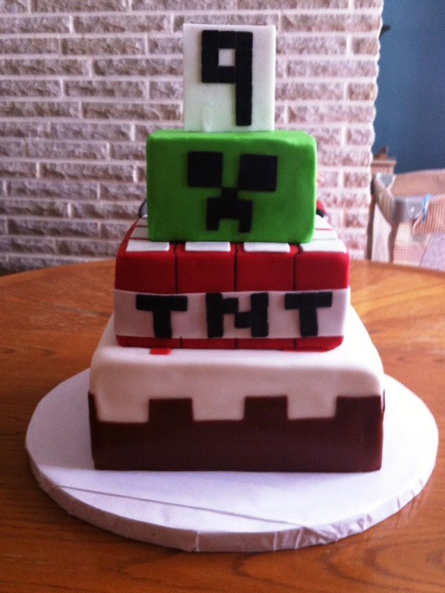 Minecraft Birthday Cakes
 Minecraft Birthday Cake