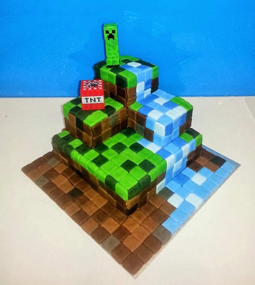 Minecraft Birthday Cakes
 Food Meal Planning Week 3 and a cake