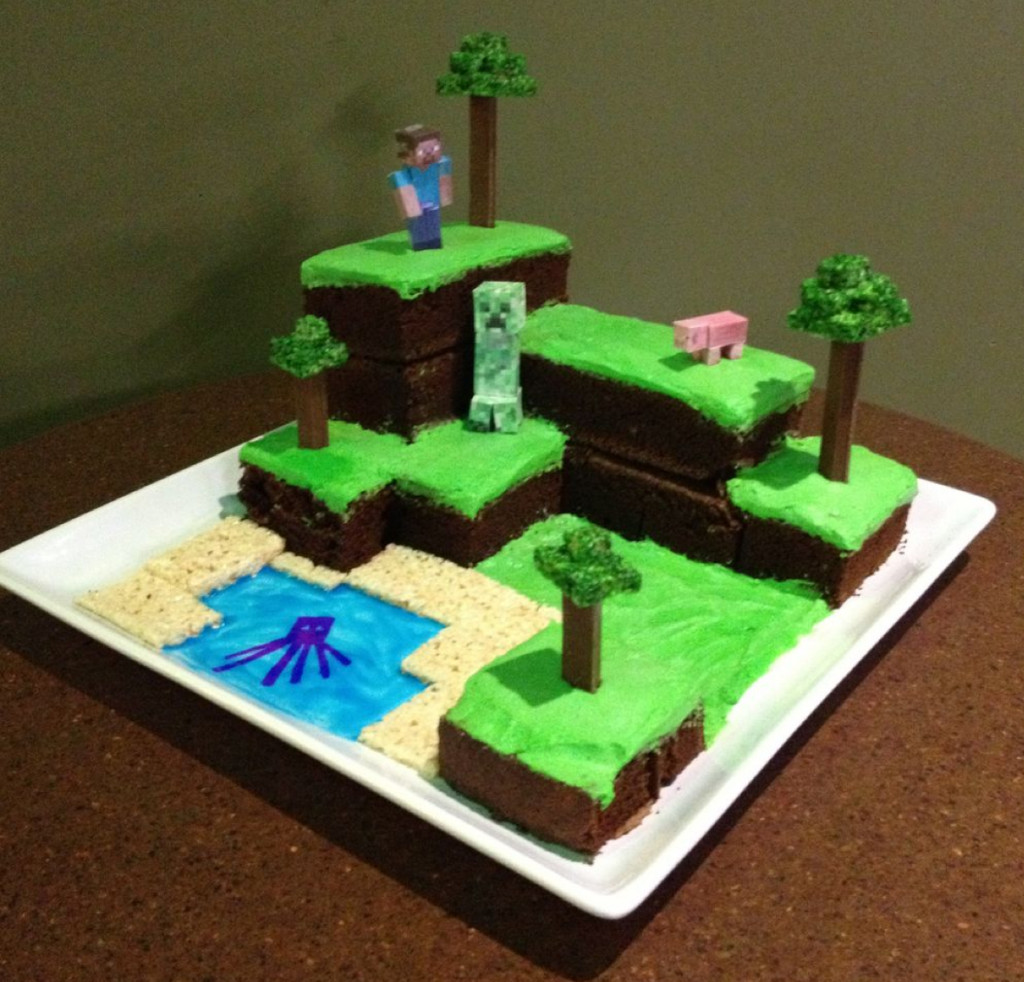 Minecraft Birthday Cakes
 How to Plan a Minecraft Birthday Party Mom Generations