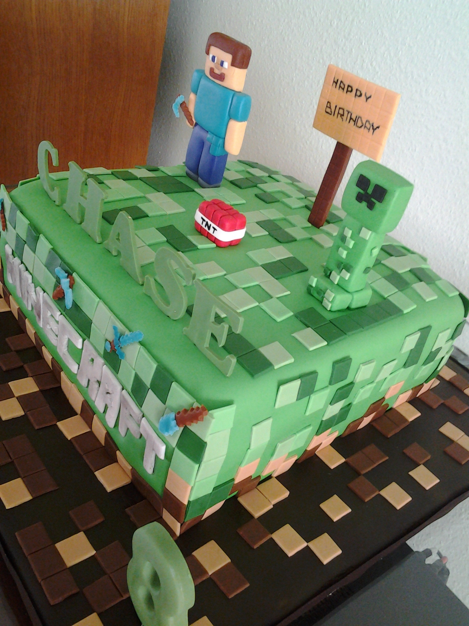 Minecraft Birthday Cakes
 Minecraft Cake CakeCentral