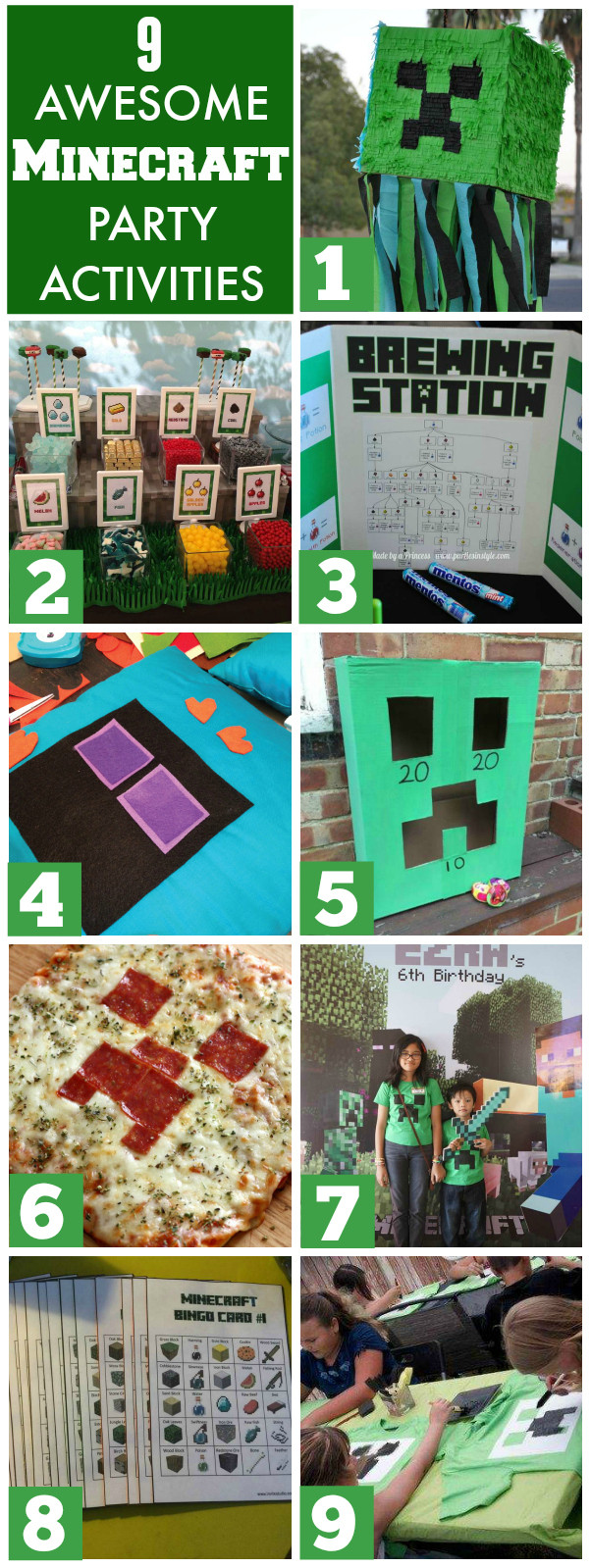 Minecraft Birthday Party
 9 Awesome Minecraft Party Activities