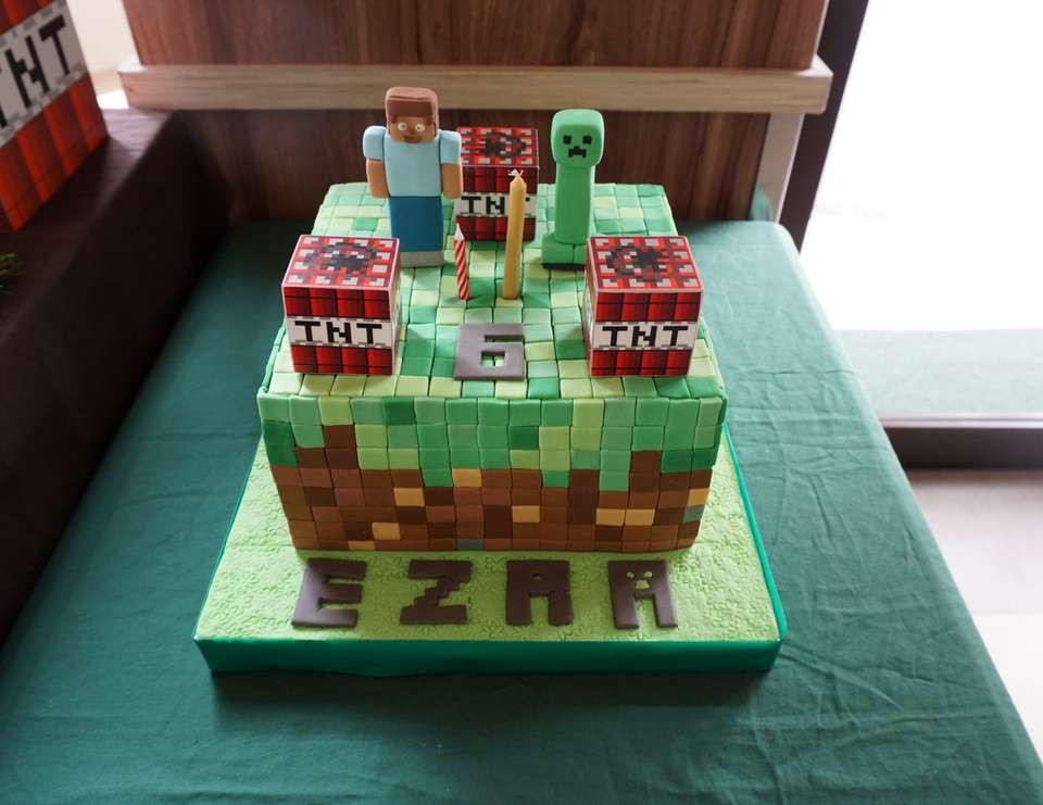 Minecraft Birthday Party
 Minecraft Birthday "Ezra s Minecraft Birthday Party