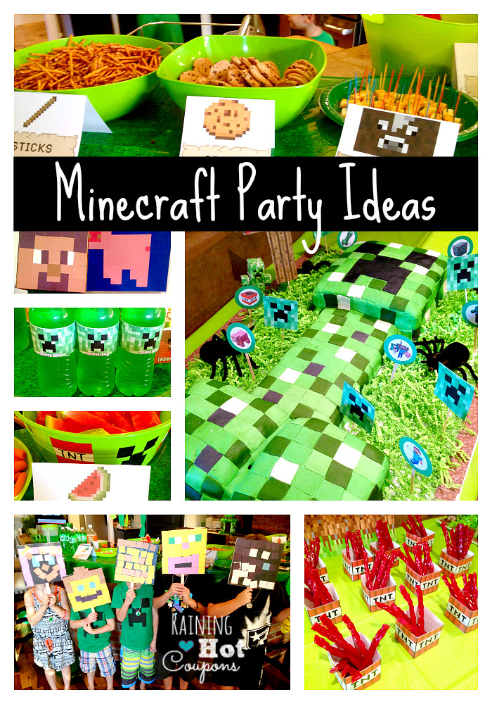 Minecraft Birthday Party
 Minecraft Theme Birthday Party Ideas – Mind Food