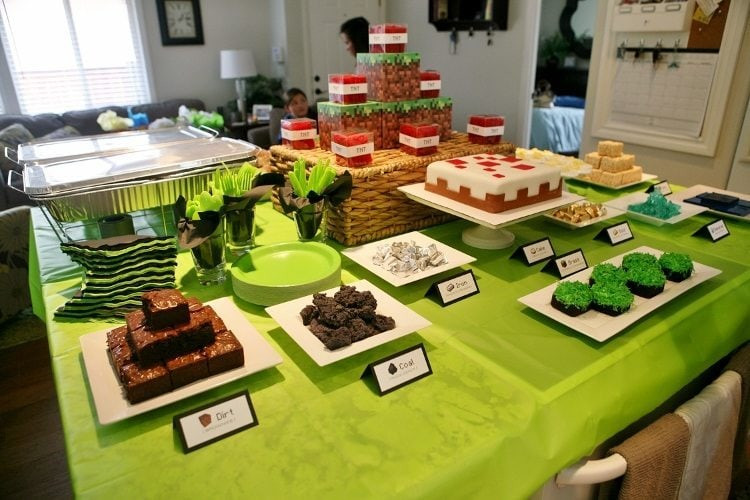 Minecraft Birthday Party
 Minecraft Birthday Party Ideas DIY Inspired