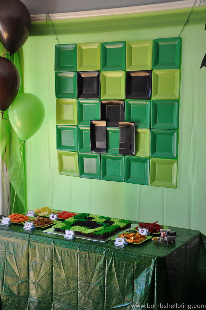 Minecraft Birthday Party
 Minecraft Birthday Party This birthday party is EPIC