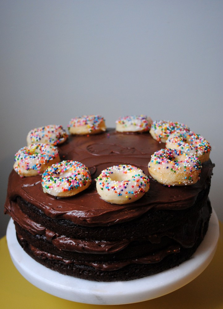 Mini Birthday Cake Recipe
 Mini Donut Birthday Cake DomestikatedLife