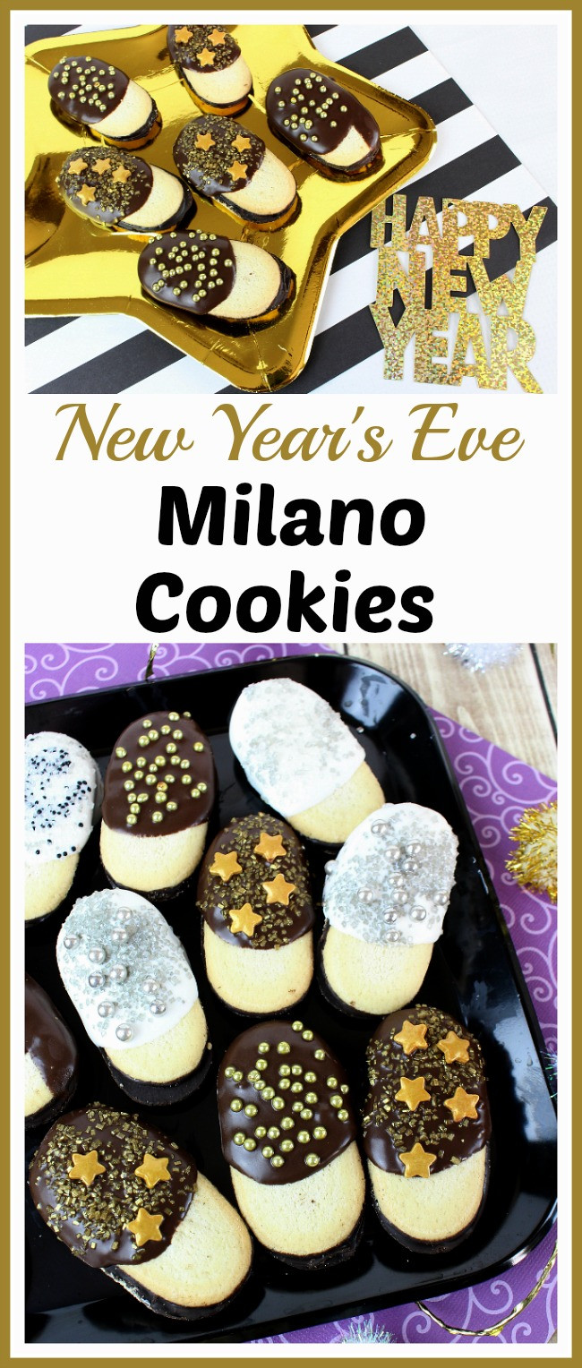 Mini Desserts New Year'S Eve
 New Year s Eve Milano Cookies Recipe
