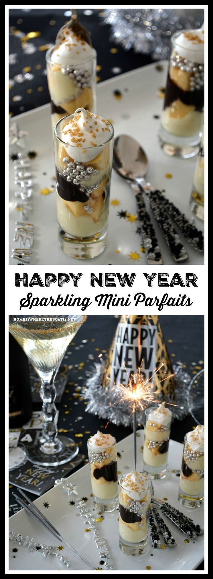 Mini Desserts New Year'S Eve
 A Sparkling New Year’s Celebration and Mini Parfaits