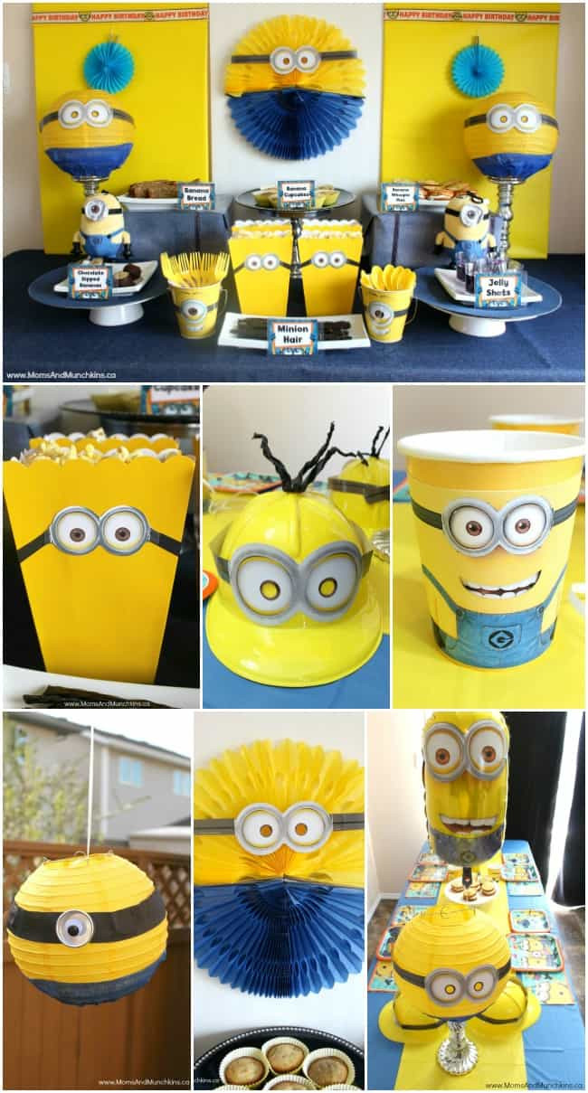 Minion Birthday Party
 Minions Birthday Party Ideas Moms & Munchkins