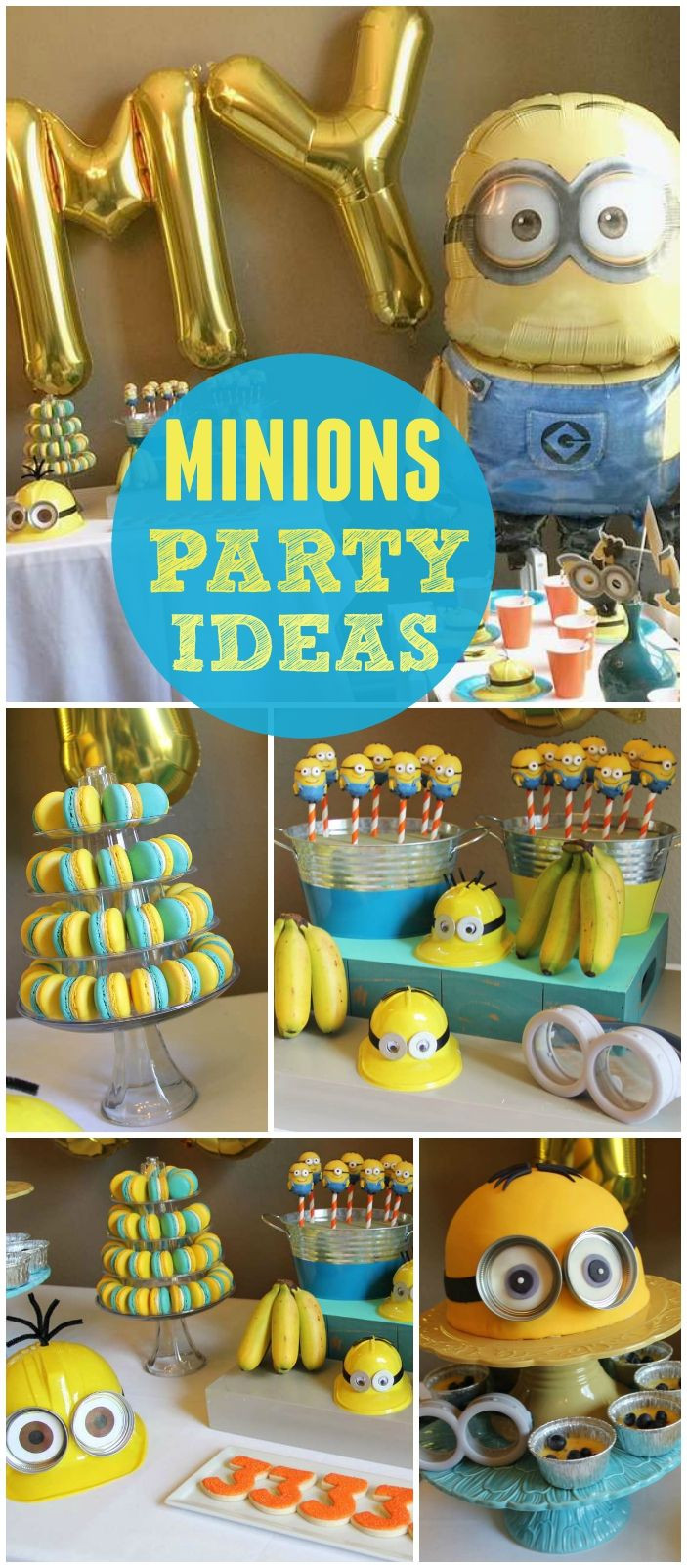 Minion Birthday Party Ideas
 1150 best images about Despicable Me Birthday Party Ideas