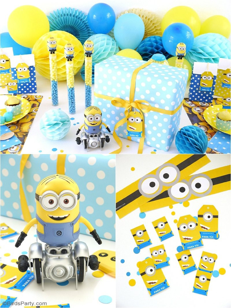 Minion Birthday Party Ideas
 Minion Inspired Birthday Party Ideas & FREE Printables