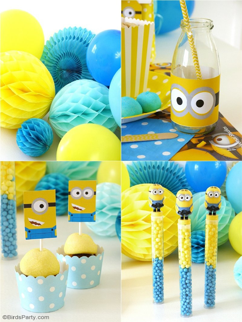 Minion Birthday Party Ideas
 Minion Inspired Birthday Party Ideas & FREE Printables