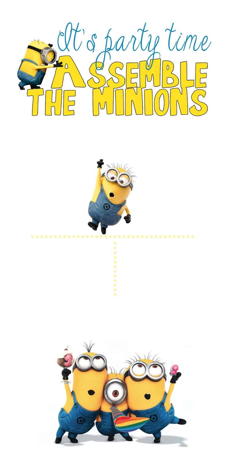 Minions Birthday Party Invitations
 30 MINION Ideas Assemble the Minions PELITABANGSA CA