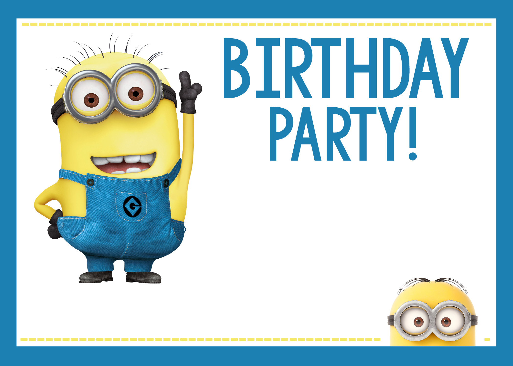 Minions Birthday Party Invitations
 Fun Minion Party Ideas for a Birthday – Fun Squared