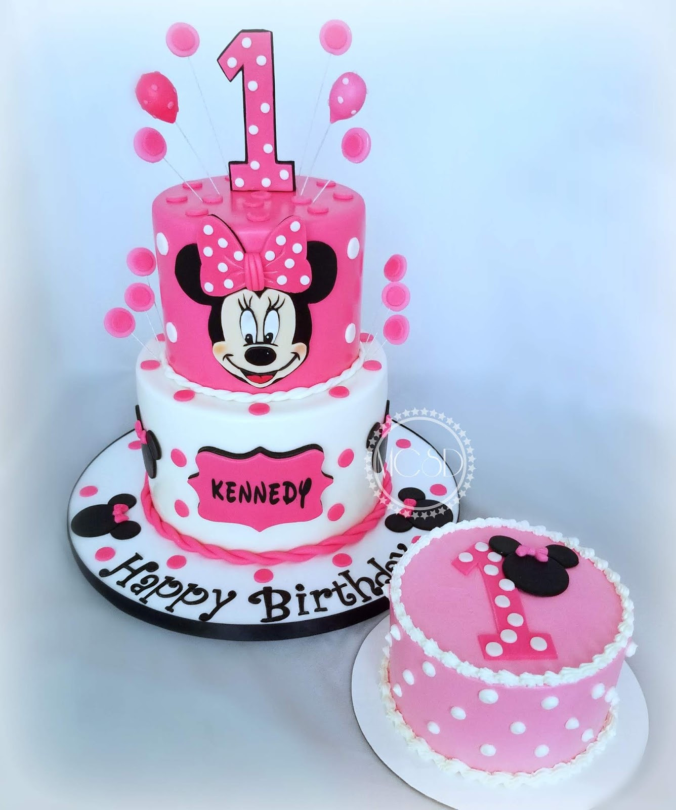 Minnie Birthday Cake
 MyCakeSweetDreams Minnie Mouse 1st Birthday Cake