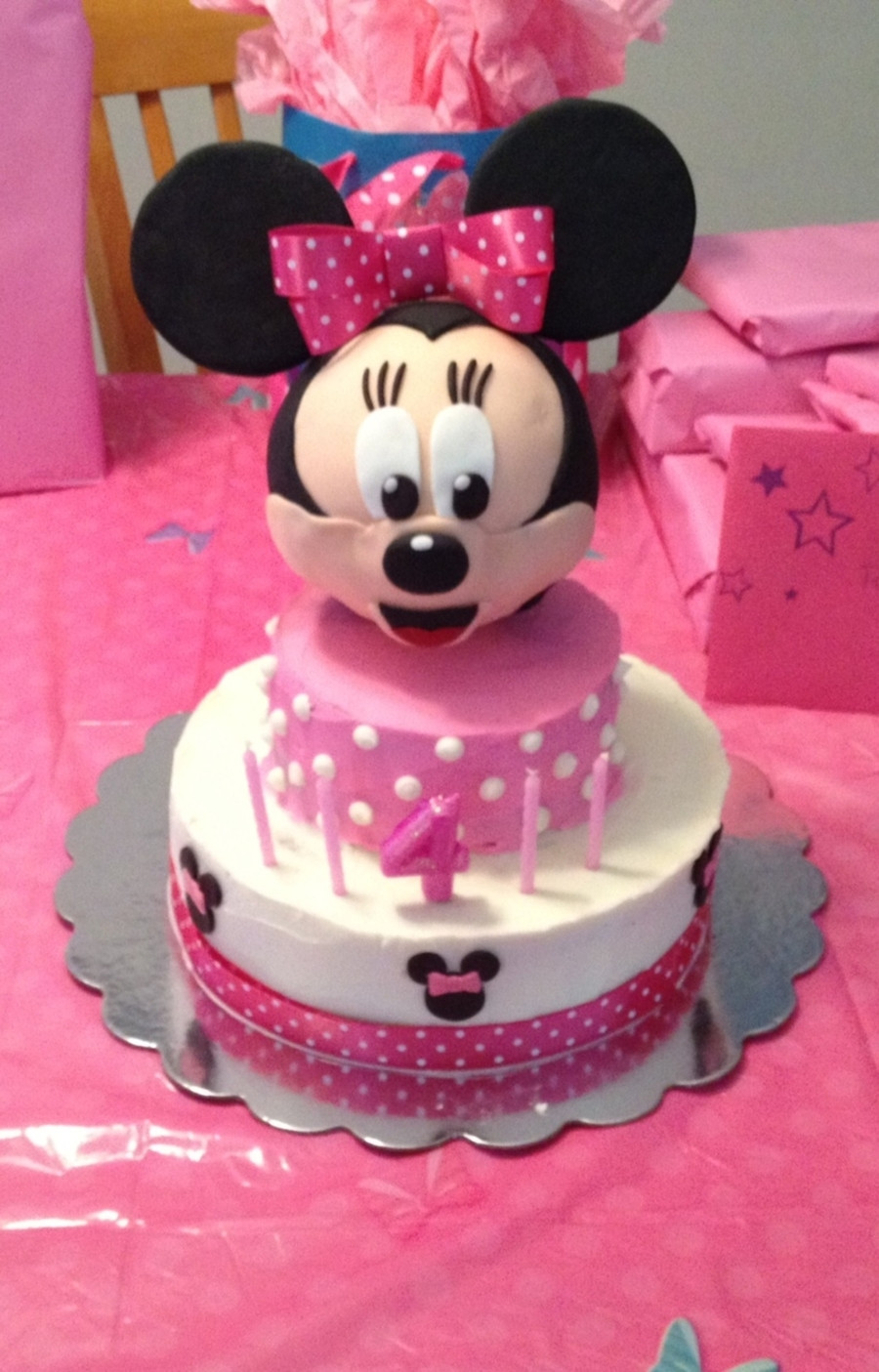 Minnie Birthday Cake
 Minnie Mouse Birthday Cake CakeCentral