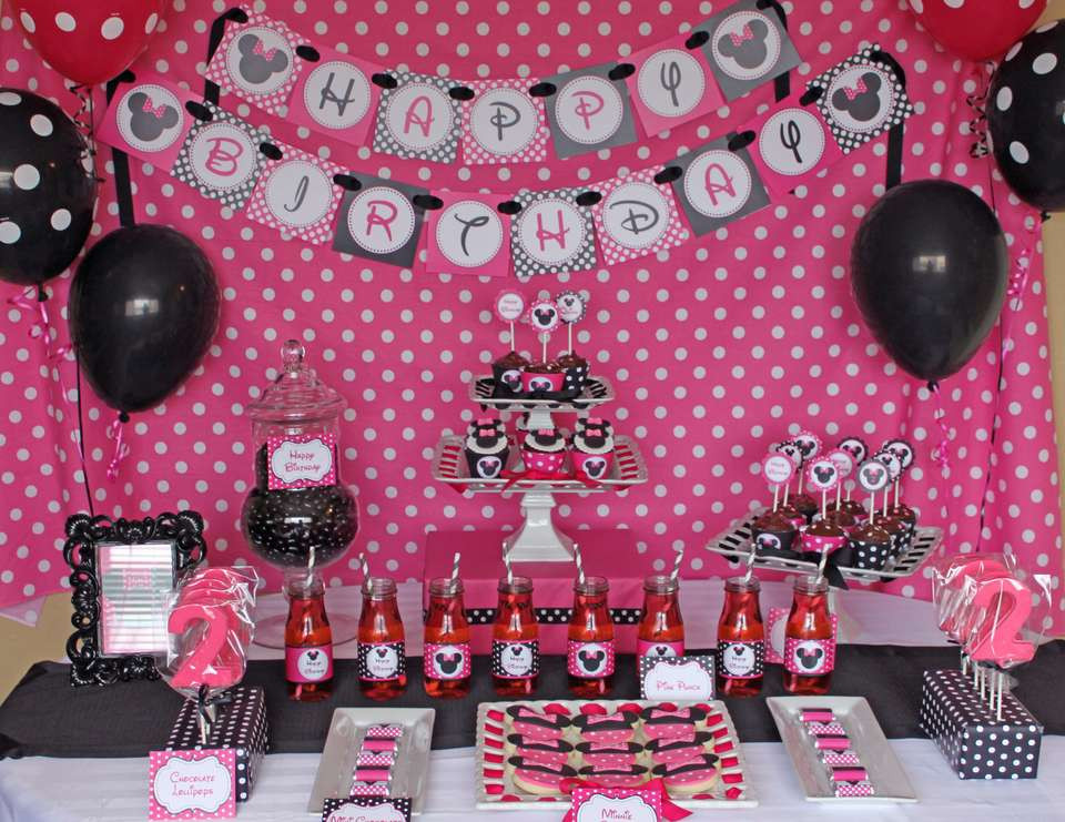Minnie Mouse 2nd Birthday Party
 Minnie Mouse Birthday "Quinn s Minnie Mouse 2nd birthday