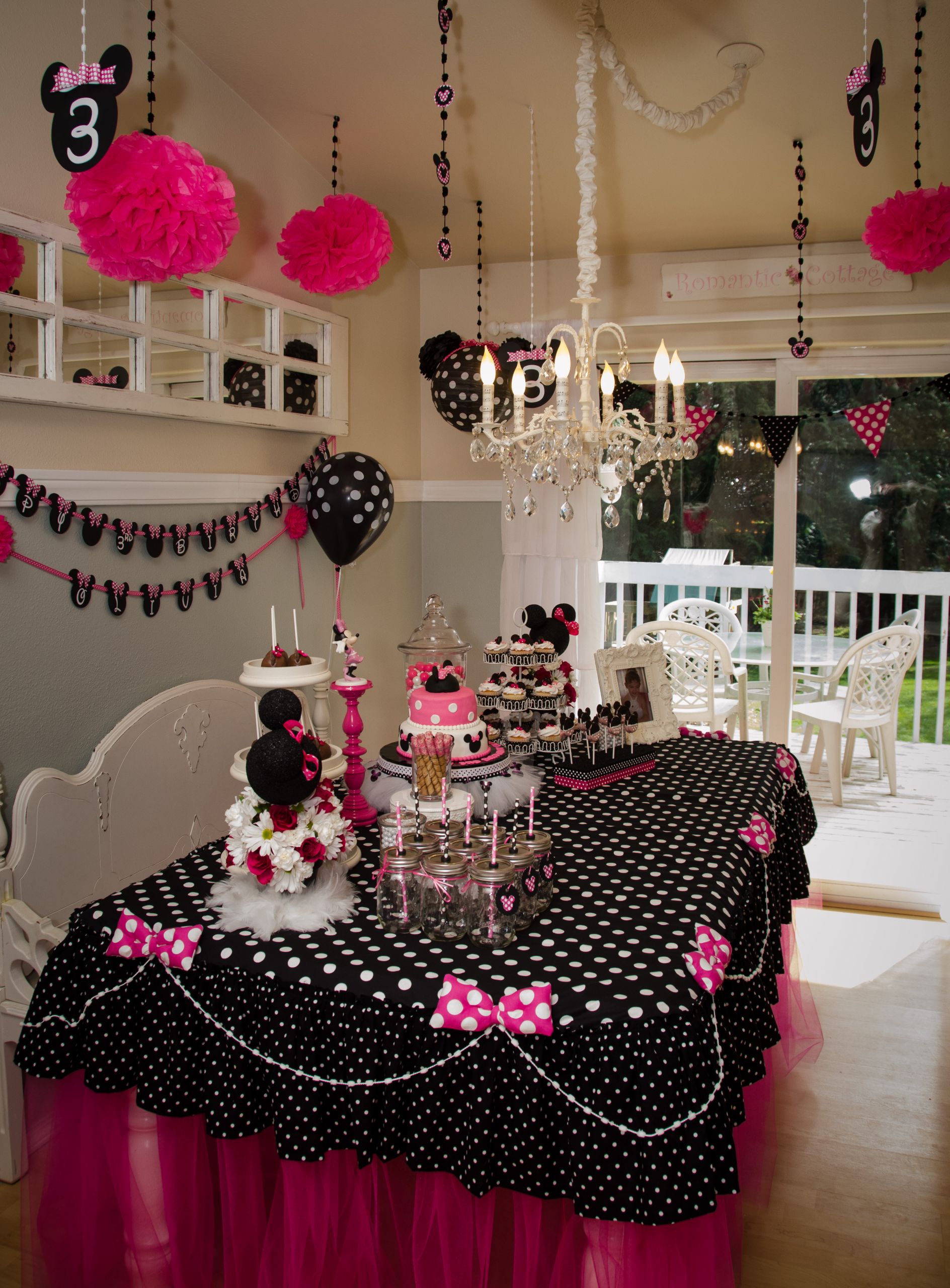 Minnie Mouse Birthday Decoration Ideas
 Minnie Mouse 3rd Birthday Party