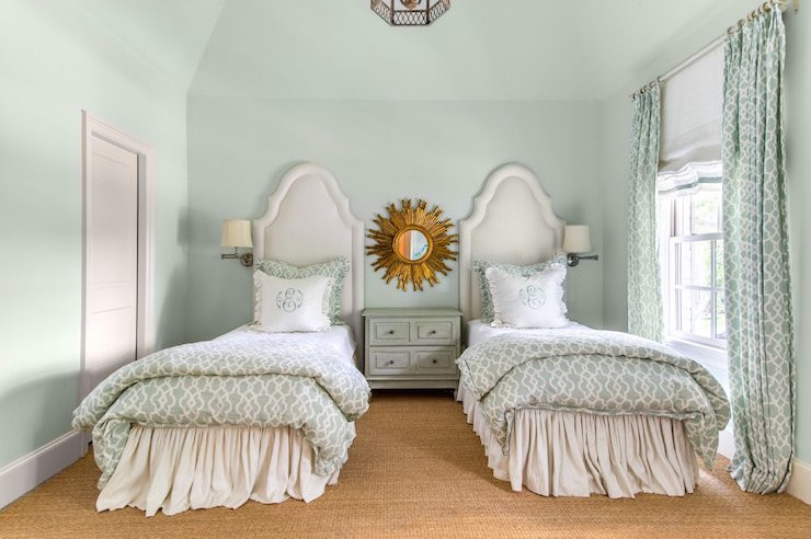 Mint Bedroom Decor
 Mint Green Bedrooms Transitional girl s room Talbot