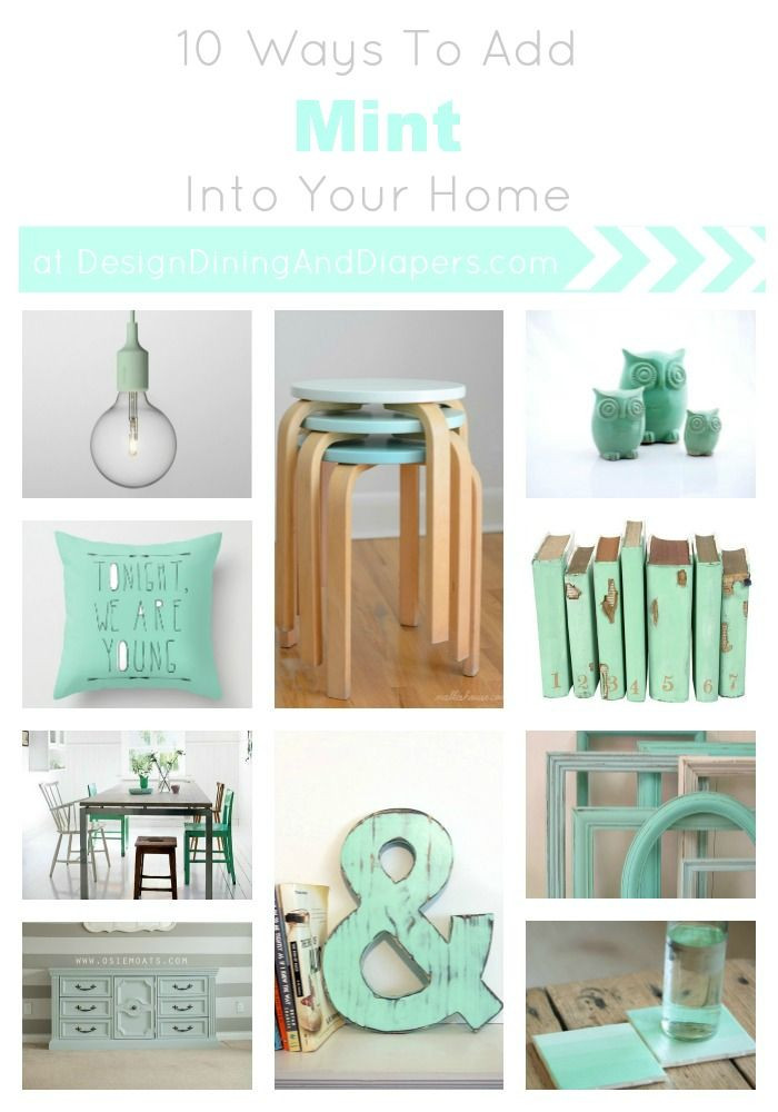 Mint Bedroom Decor
 10 Ways To Add Mint Into Your Home