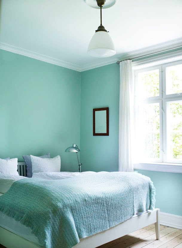 Mint Bedroom Decor
 Scandinavian Mint Bedroom Interiors By Color