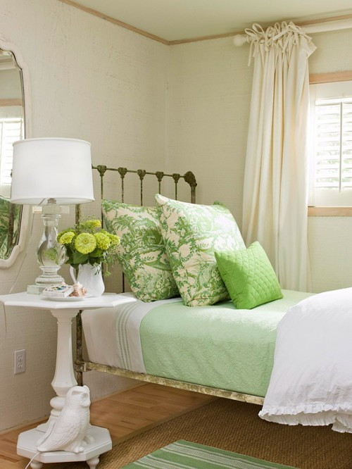 Mint Bedroom Decor
 Layering a Bed 9 Lovely Bedrooms The Inspired Room