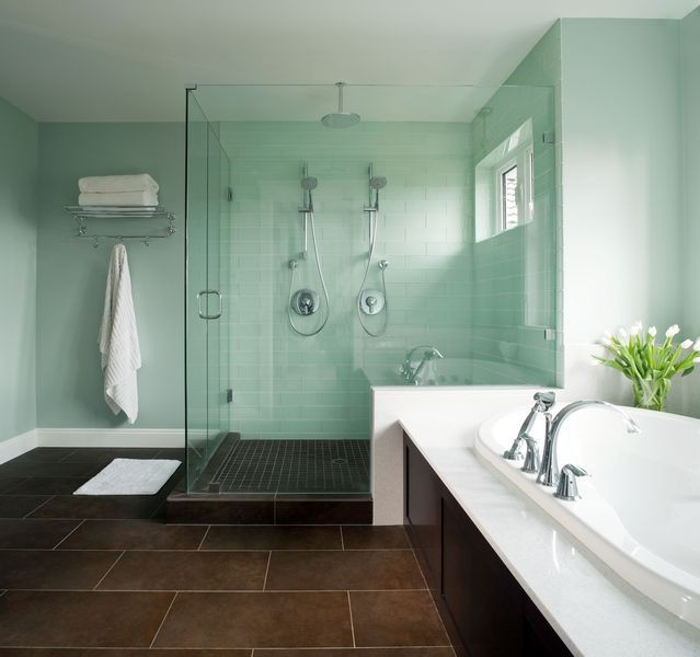 Mint Green Tile Bathroom
 40 mint green bathroom tile ideas and pictures 2019