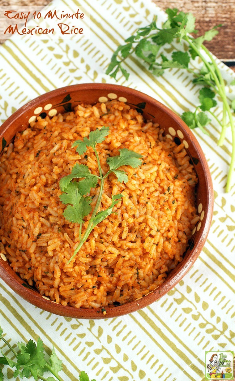 Minute Rice Mexican Rice
 Easy 10 Minute Mexican Rice