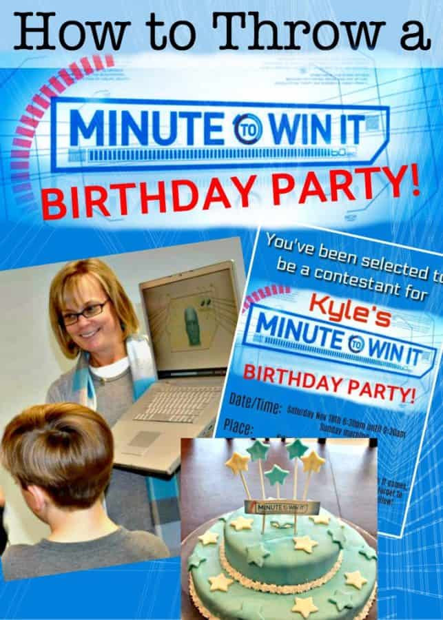 Minute To Win It Birthday Party
 Minute to Win It Birthday Party Mom 6