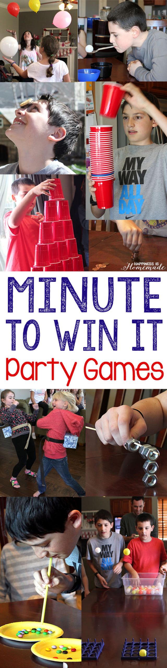 Minute To Win It Birthday Party
 10 Awesome Minute to Win It Party Games Happiness is