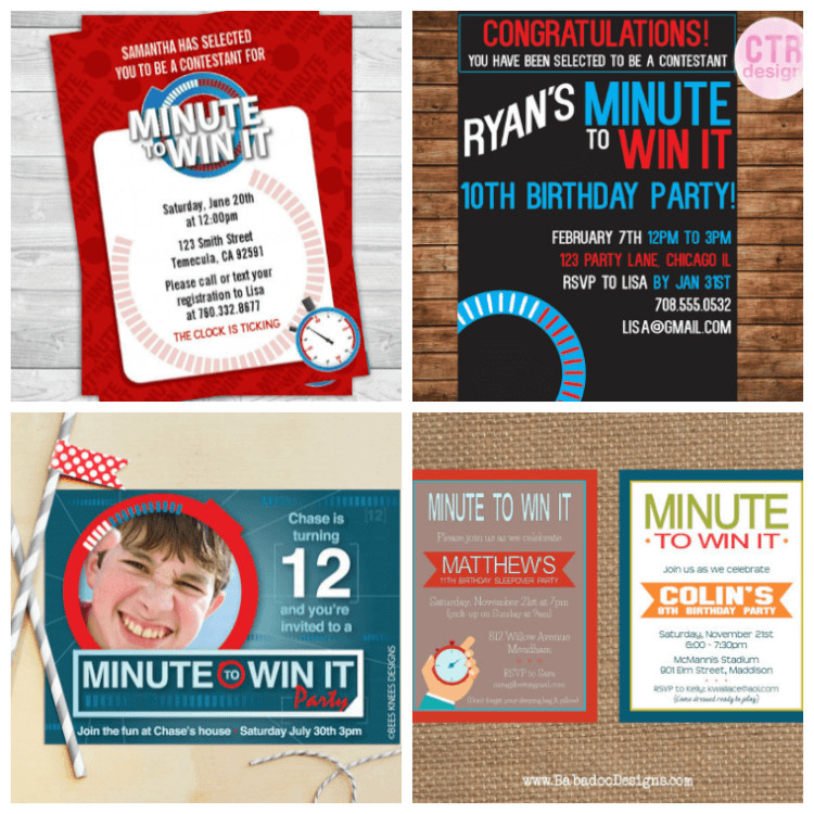 Minute To Win It Birthday Party
 10 Awesome Minute to Win It Party Games Happiness is