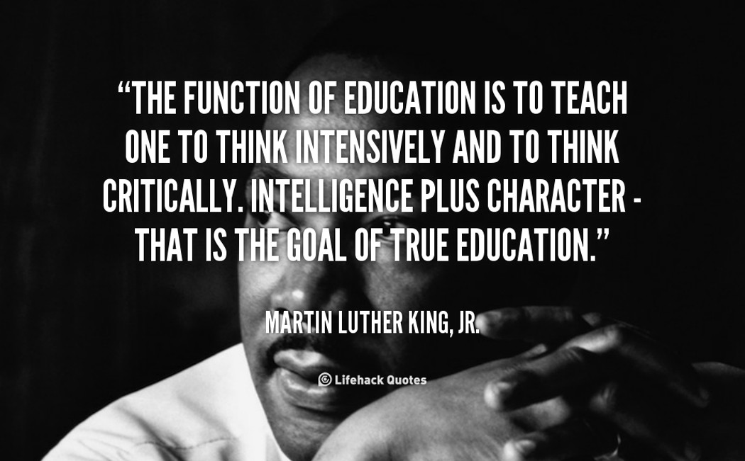 Mlk Education Quote
 Dr Martin Luther King Jr – Human Rights and Nonviolence