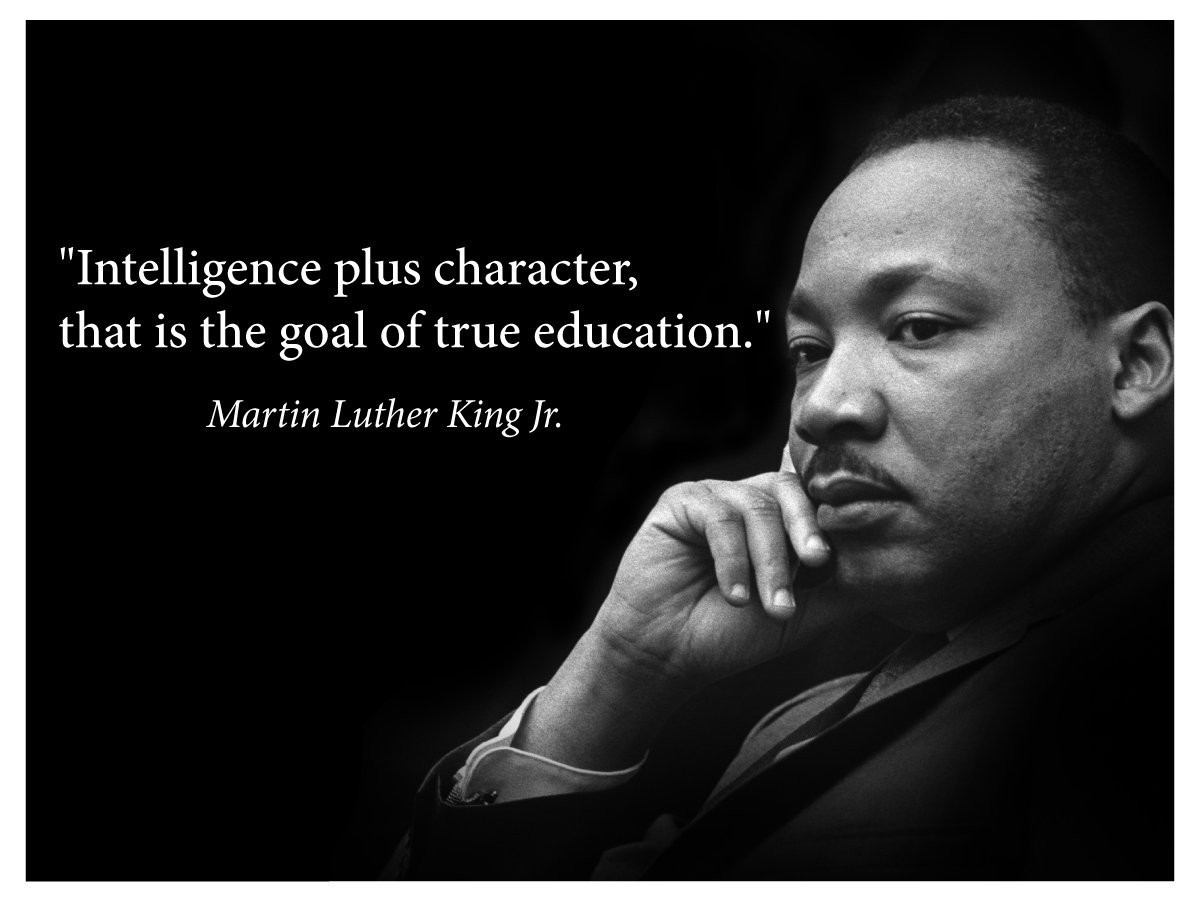 Mlk Education Quote
 Martin Luther King Jr Poster famous inspirational quote