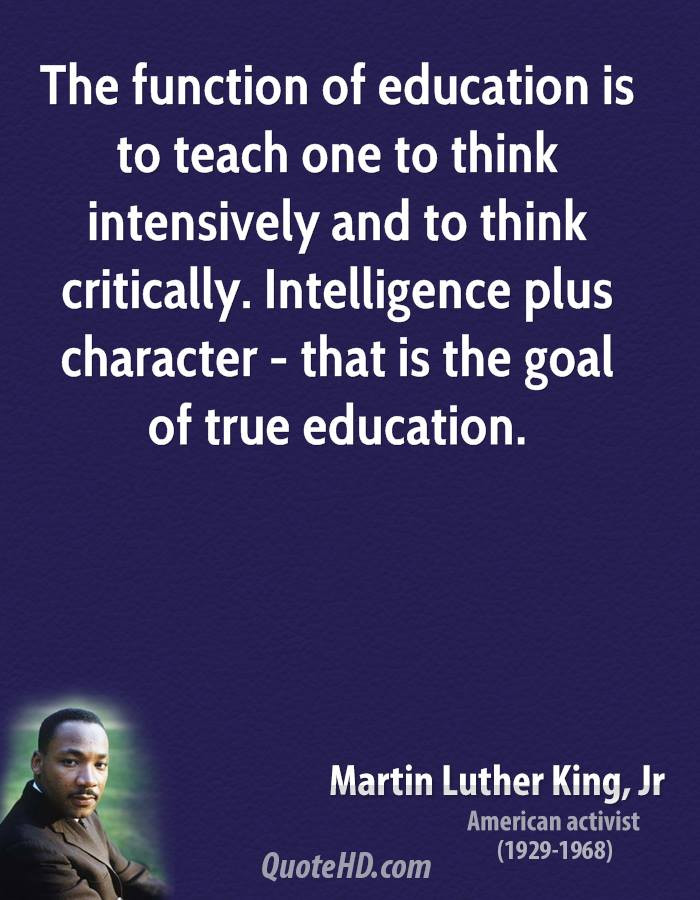 Mlk Education Quote
 Mlk Quotes Education QuotesGram