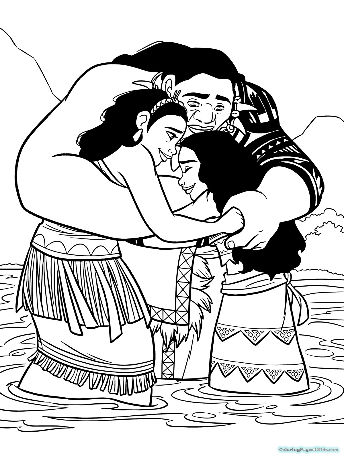 Moana Baby Coloring Pages
 Coloring Pages Baby Moana Easy