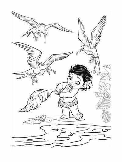 Moana Baby Coloring Pages
 59 Moana Coloring Pages updated March 2018