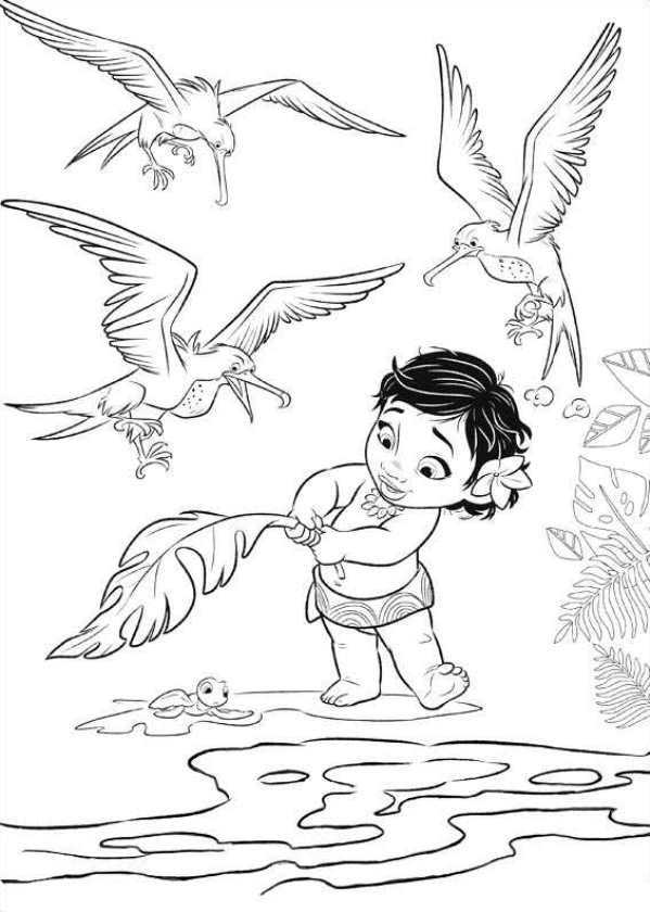 Moana Baby Coloring Pages
 Moana Coloring Pages Best Coloring Pages For Kids