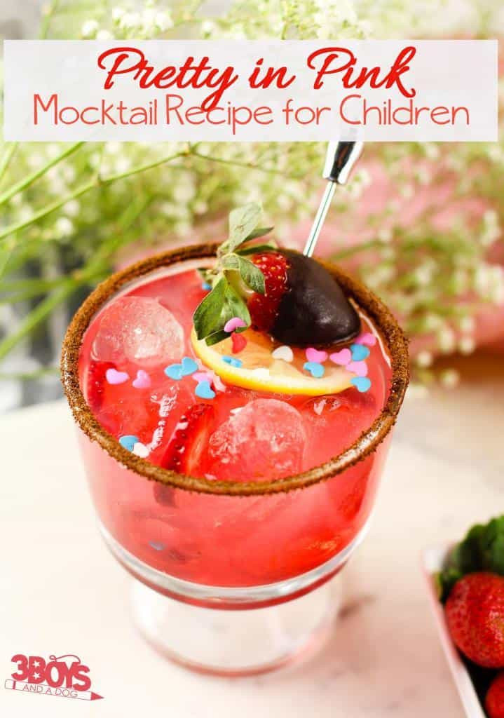 Mocktail Recipes For Kids
 Pretty in Pink Mocktails for Kids – 3 Boys and a Dog