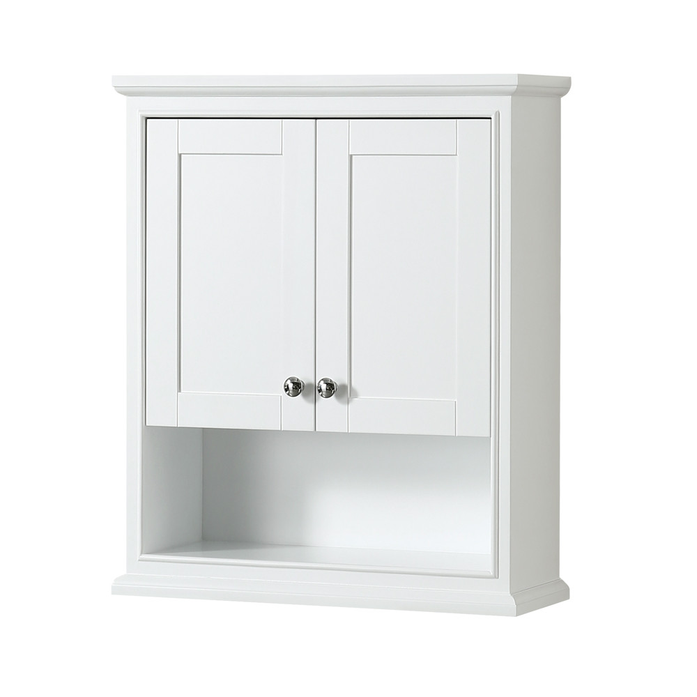 Modern Bathroom Wall Cabinet
 Deborah Over Toilet Wall Cabinet by Wyndham Collection